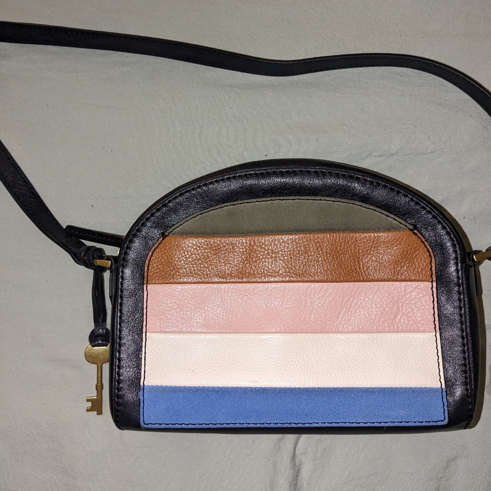 Multi Color Fossil Crossbody